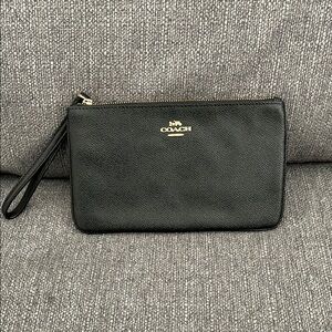 Coach Black Wristlet